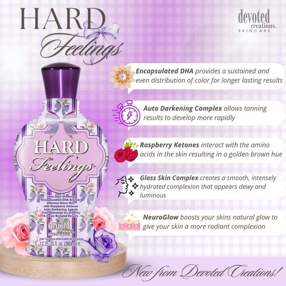 Devoted Creations Hard Feelings Tanning Lotion New 2025! - Picture 3 of 6